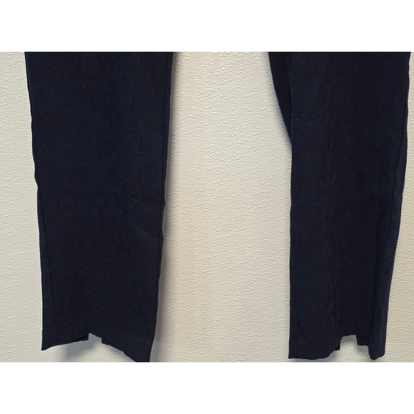 Women's Navy Leopard Crown &Ivy Pants Size 10 - Picture 4 of 10